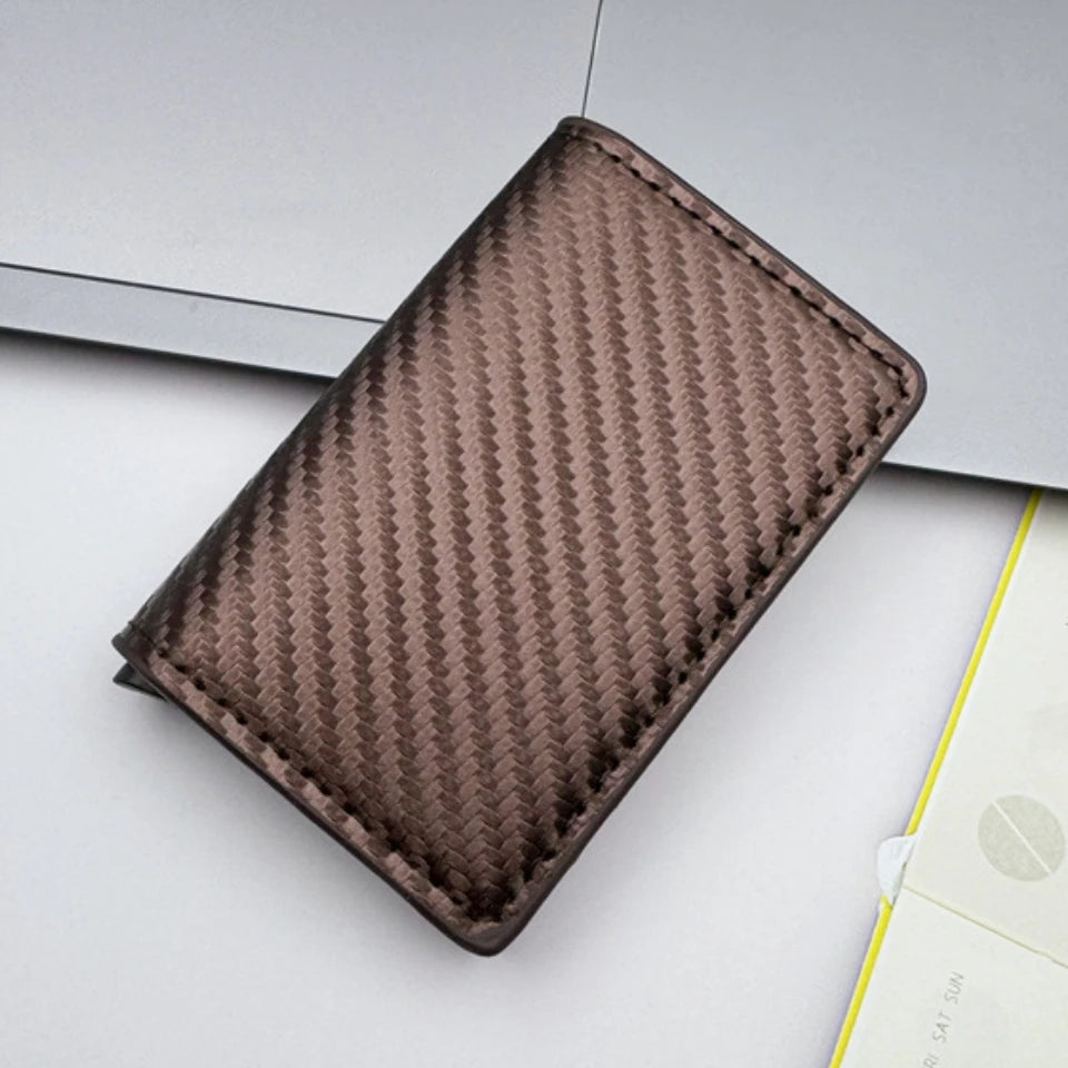 Men's Minimalist Carbon Fiber Wallet