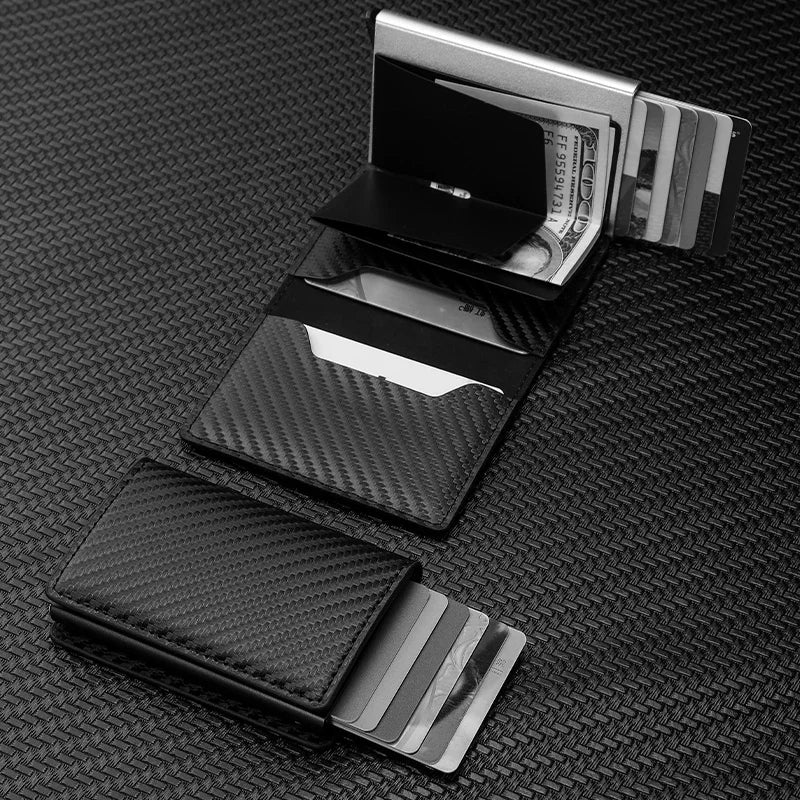 Men's Minimalist Carbon Fiber Wallet